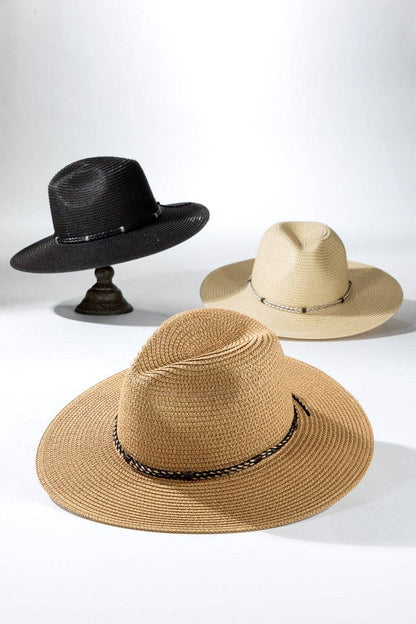 Urbanista - Braided Double Band Panama Hat