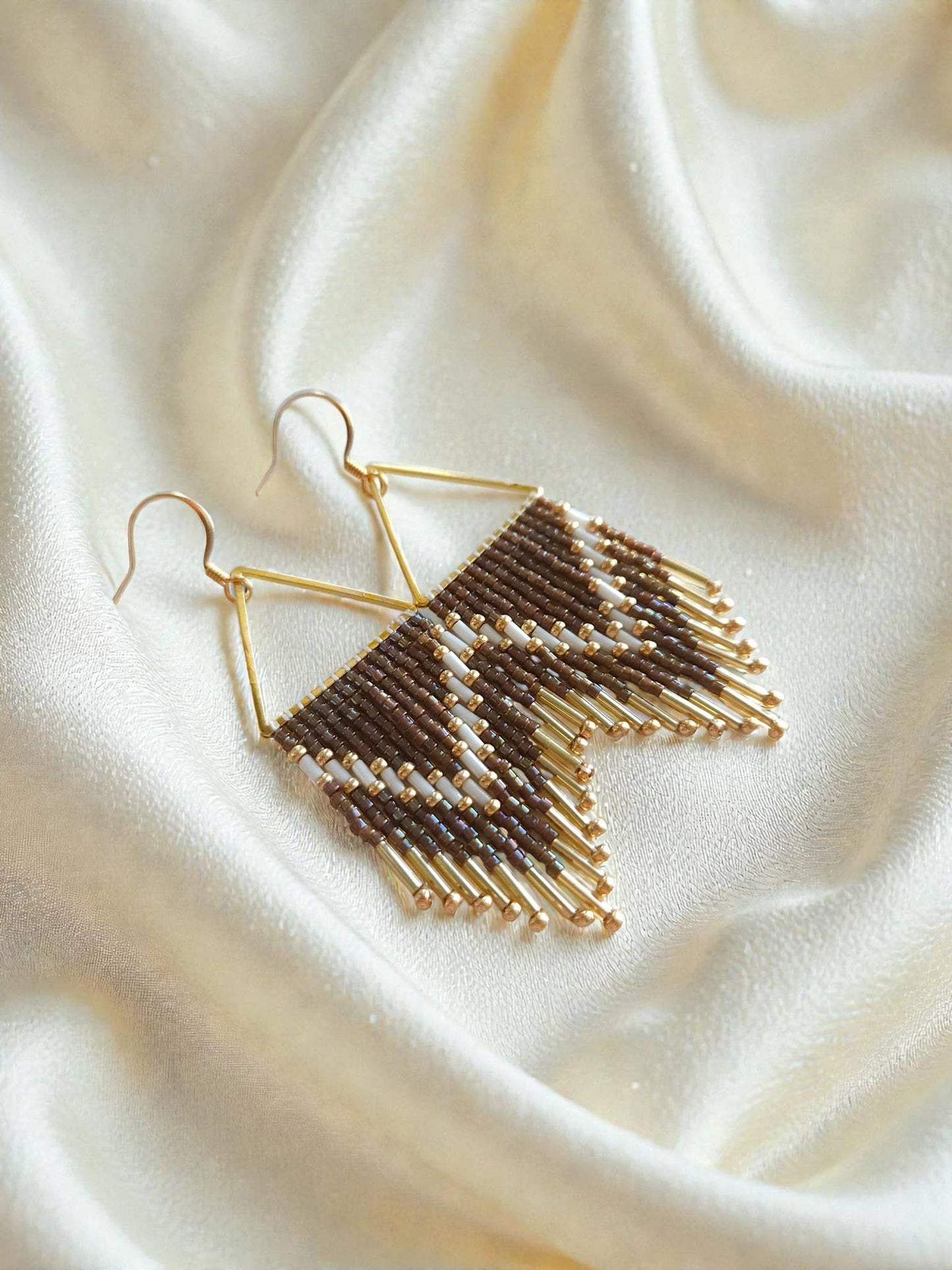 Mountain Sun Creations - Millie - Triangle Fringe Earrings