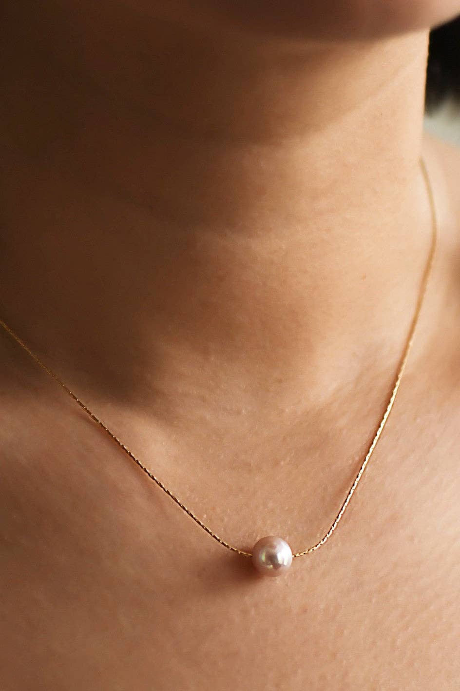 MA216 Mia Accessories - 18K Gold Plated Waterproof Stainless Steel Freshwater Pearl Necklace - 7136 7137