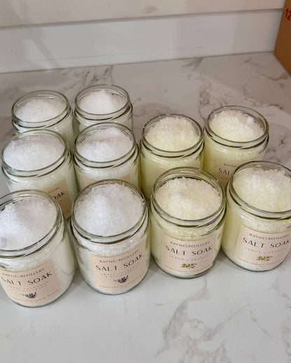 Rayne Refillery - Salt Soak- Lemon & Lavender Scents 
