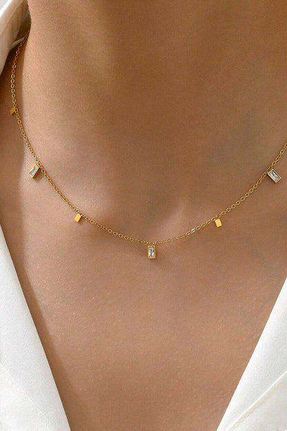 MA217 Mia Accessories - 18K Gold Plated Waterproof Stainless Steel Chain Necklace - 7766