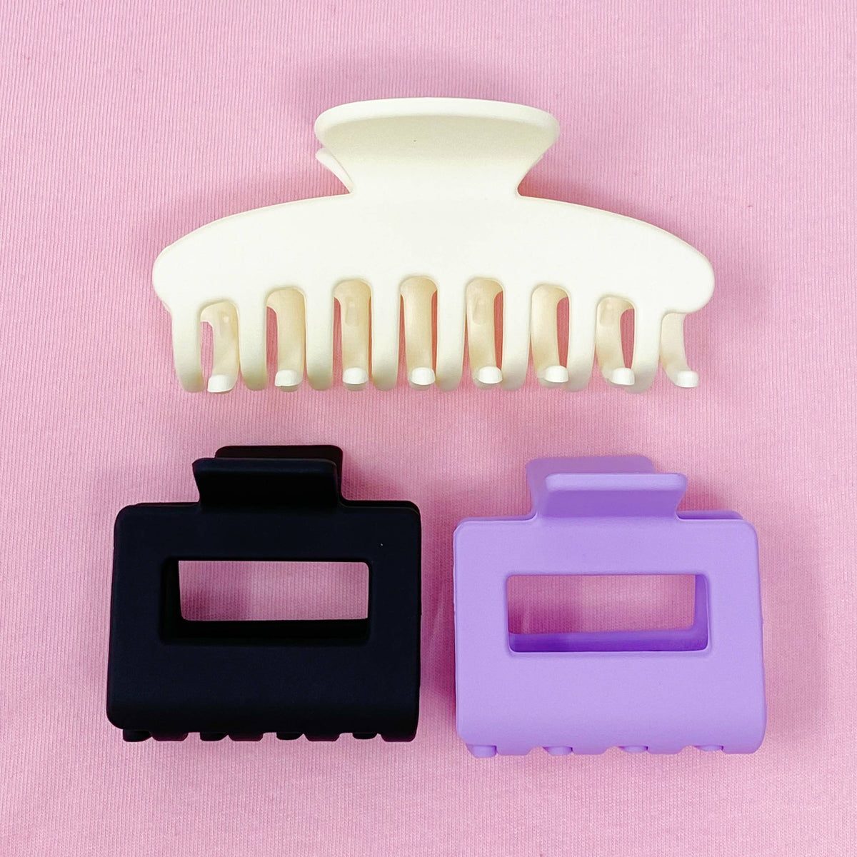 Ellison+Young - Matte Muted Hair Claw Set