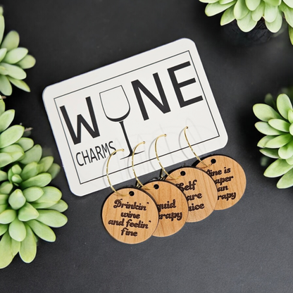 Lou Golden Designs - Therapy Wine Charms