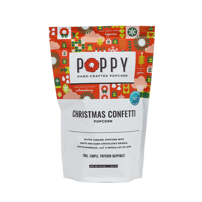 Poppy Hand-Crafted Popcorn - Christmas Confetti Popcorn