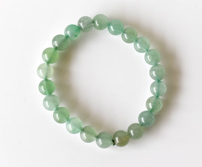 Soothing Crystals - Green Aventurine Bracelet (Attraction and Cleansing)