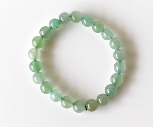 Soothing Crystals - Green Aventurine Bracelet (Attraction and Cleansing)