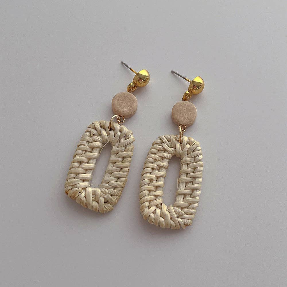 Dipped Shop - Vintage Geometrical Vacation Drop Earrings DPJE1715