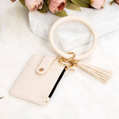 Aili's Corner - Key Ring ID Wallet Zip Bracelet