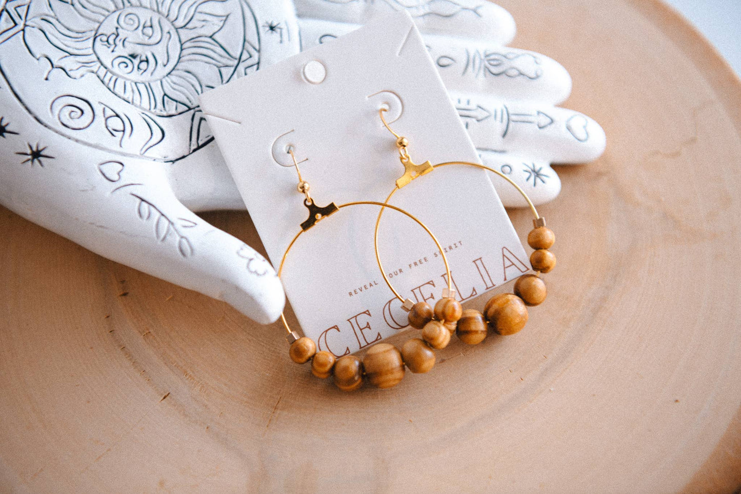 Cecelia Designs Jewelry - Lightweight Boho Hoop Earrings