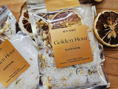Lux&Lou - Golden Hour Bath Soak | Fall Exclusive Bath Salt Single Use