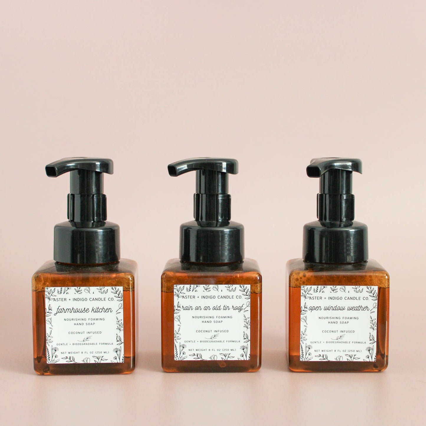 Aster + Indigo Candle Co. - Foaming Hand Soap | 8 oz | Spring + Summer