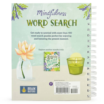 Cottage Door Press - Mindfulness Word Search Adult Puzzle Book