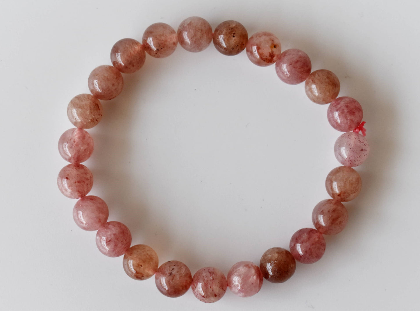 Soothing Crystals - Strawberry Quartz Bracelet (Enhancing and Intuition )