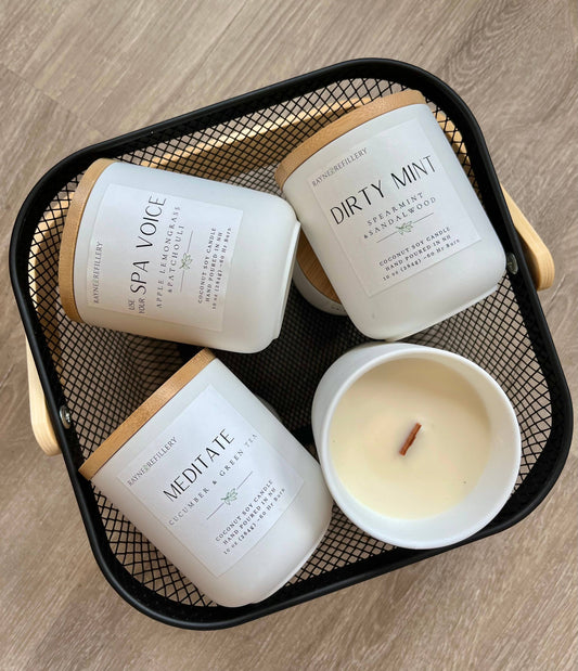 Rayne Refillery - The Granite Vessel -  Coconut Soy Wax Candle