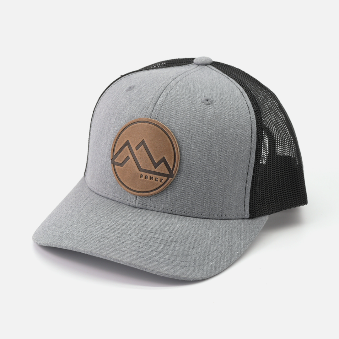 Range Leather Co. - Range Mountain Hat | Leather Patch Trucker Hat