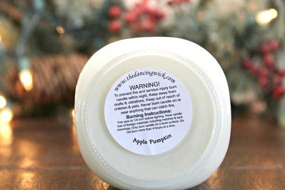 THE DANCING WICK CANDLES - Mimosa Signature Soy Candle | Orange, Ginger, Fizz, Vanilla