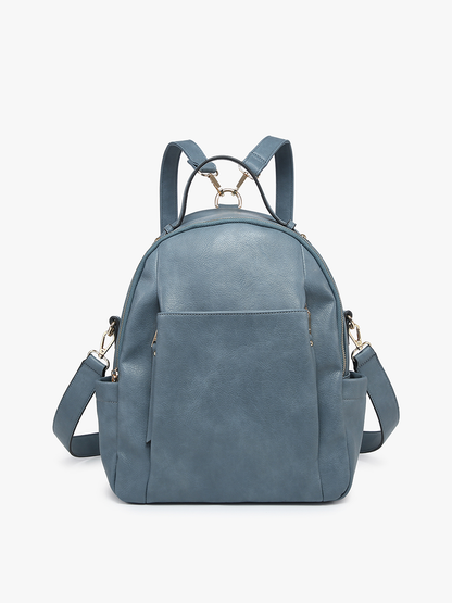 Jen & Co. - BP2280 Lillia Convertible Backpack w/ Long Strap