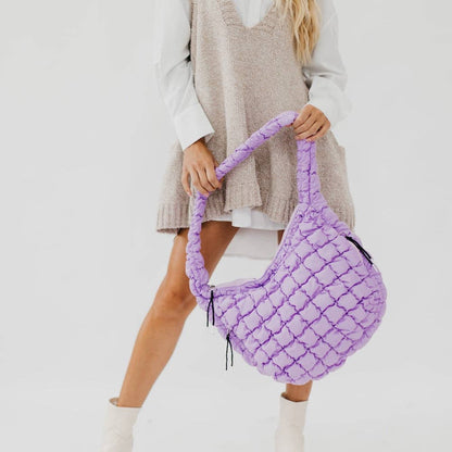 Pretty Simple - Carmen Quilted Hobo Tote Bag