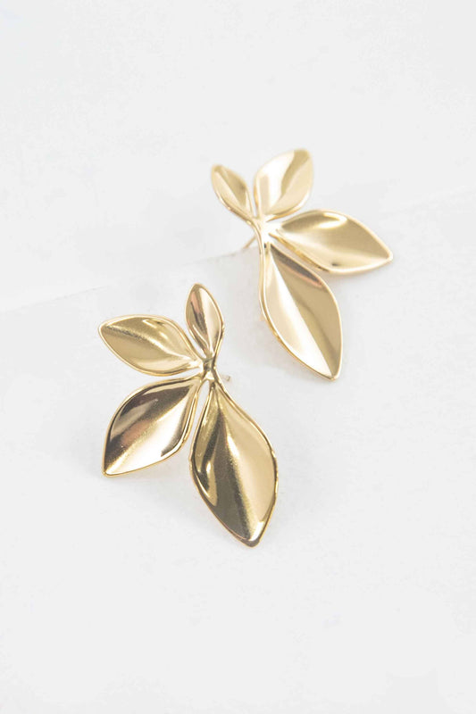 Lovoda - Cascading Petal Post Earrings