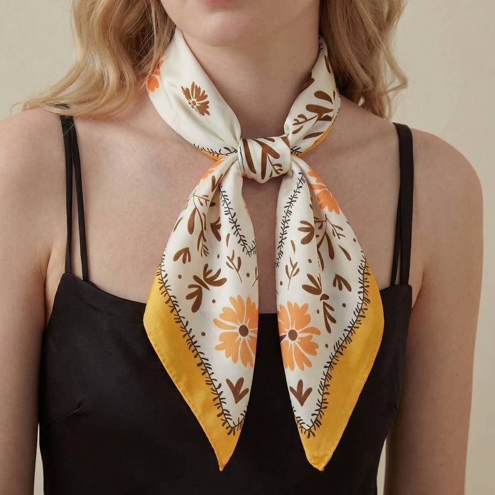 Anarchy Street - Flower Pattern Bandana Scarf