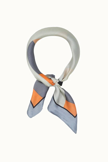 Olive & Pique - "So Silky" Satin Neckerchief Scarf, Versatile, Multi