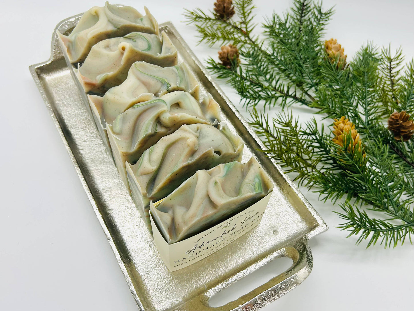 SARATOGA NATURAL BODY CARE LLC - Adirondack Pine Handmade Soap Bar VEGAN Cold Process Soap