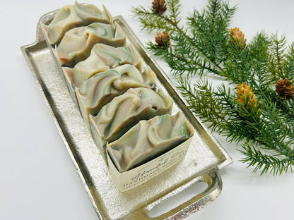 SARATOGA NATURAL BODY CARE LLC - Adirondack Pine Handmade Soap Bar VEGAN Cold Process Soap