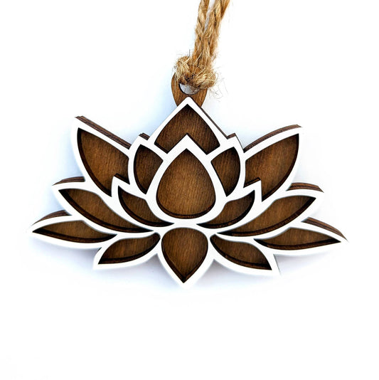 The Little Ornament Shop - Lotus Flower Christmas Ornament