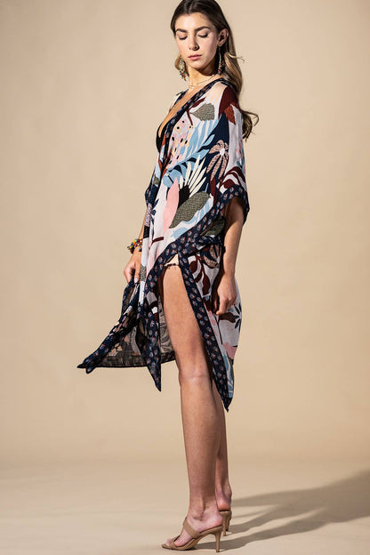Urbanista - Botanical Floral Viscose Kimono