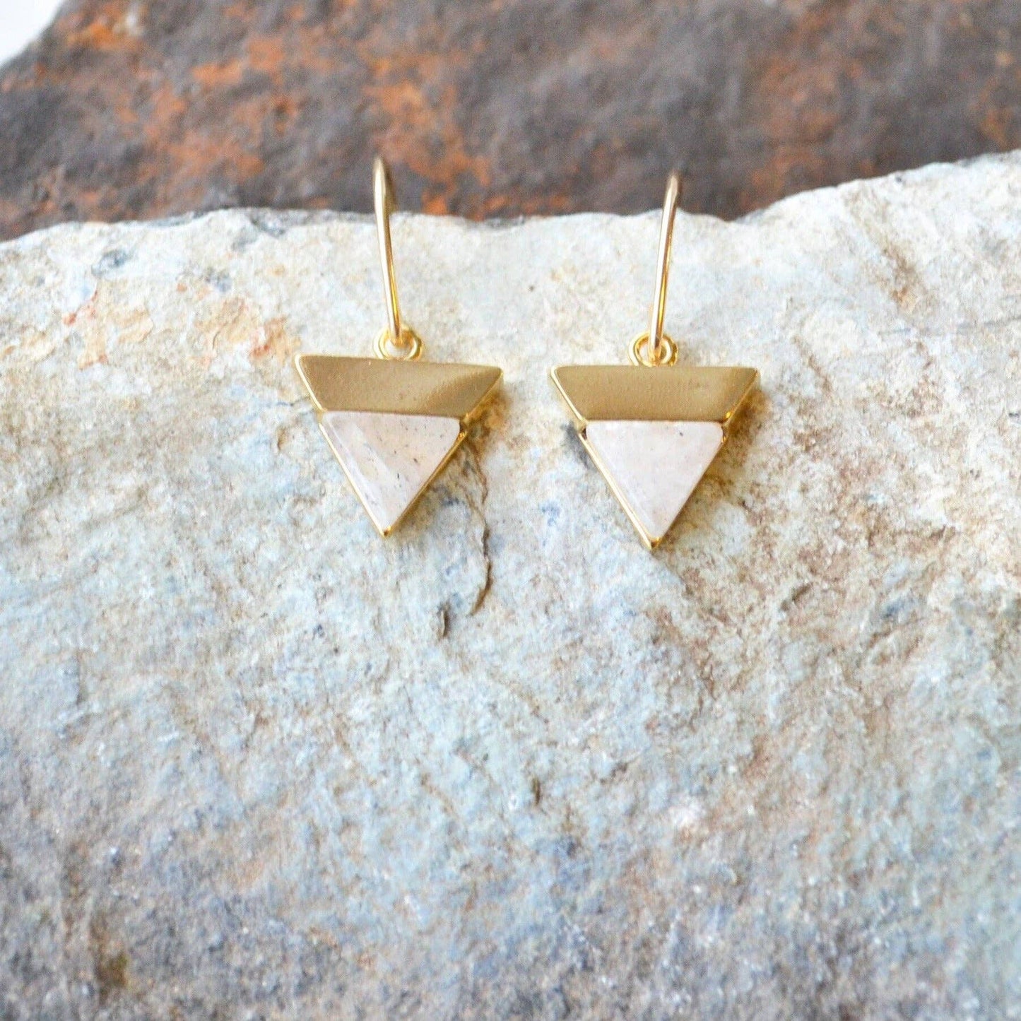 Sela+Sage - Labradorite Inverted Triangle
