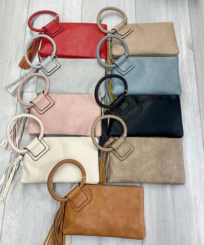 MiMi Wholesale - JYM0346 Soft Vegan Leather Wristlet/Clutch