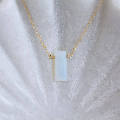 Mesa Blue - Opalite Necklace - Gold Filled