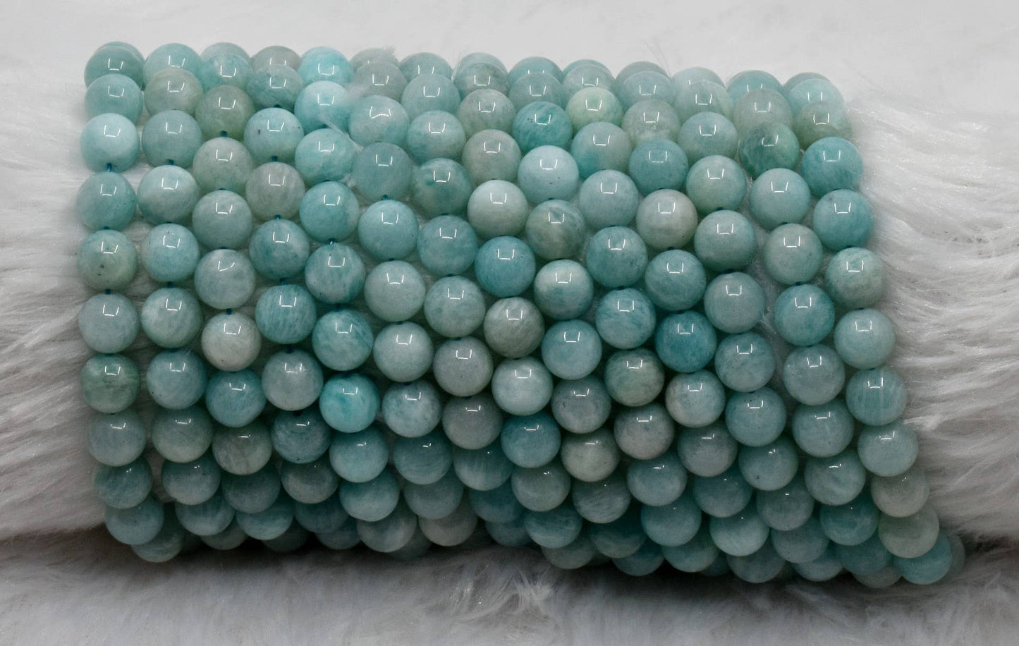 Soothing Crystals - Amazonite Round Beads, 4mm,6mm, 8mm,10mm Project For Beads