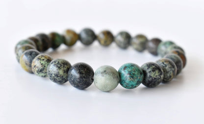 Soothing Crystals - African Turquoise Bracelet (Transformation and Love)