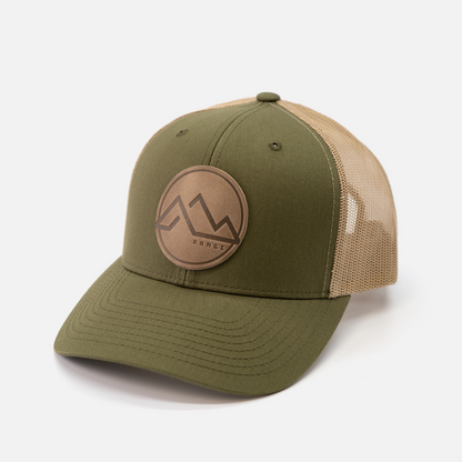 Range Leather Co. - Range Mountain Hat | Leather Patch Trucker Hat