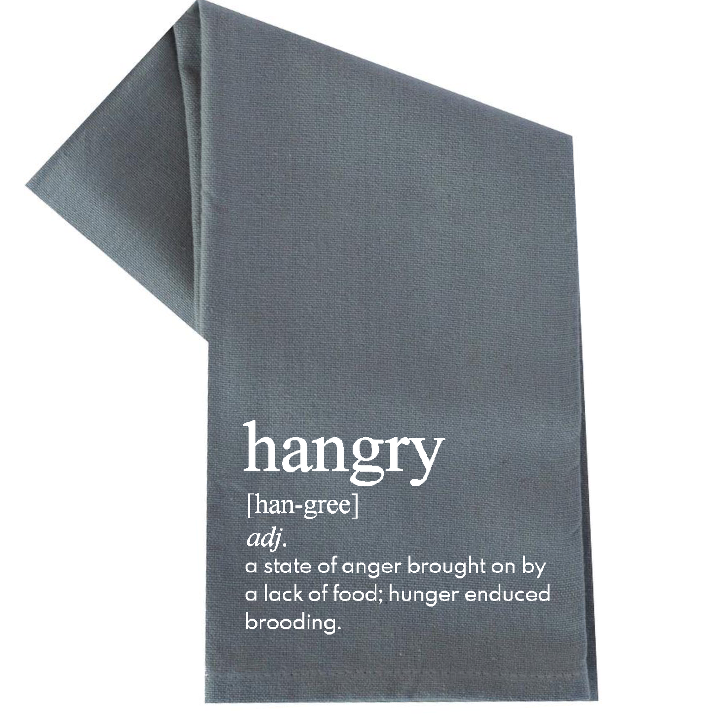 dkhandmade - HANGRY DEFINITION TEA TOWEL