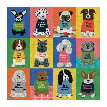 Chronicle Books - Boss Dogs 500 Piece Family Puzzle