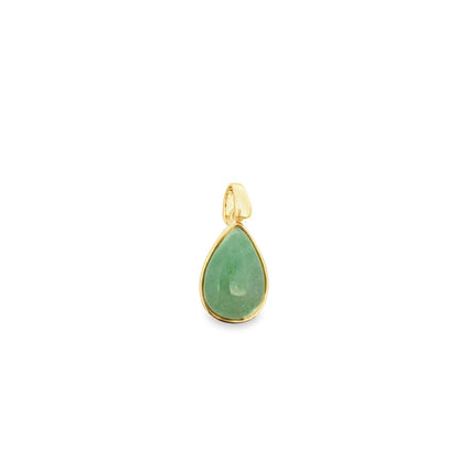 MIA Jewelry - Natural Stone Teardrop Pendant