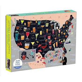 Chronicle Books - Cocktails Across America 1000 Piece Puzzle