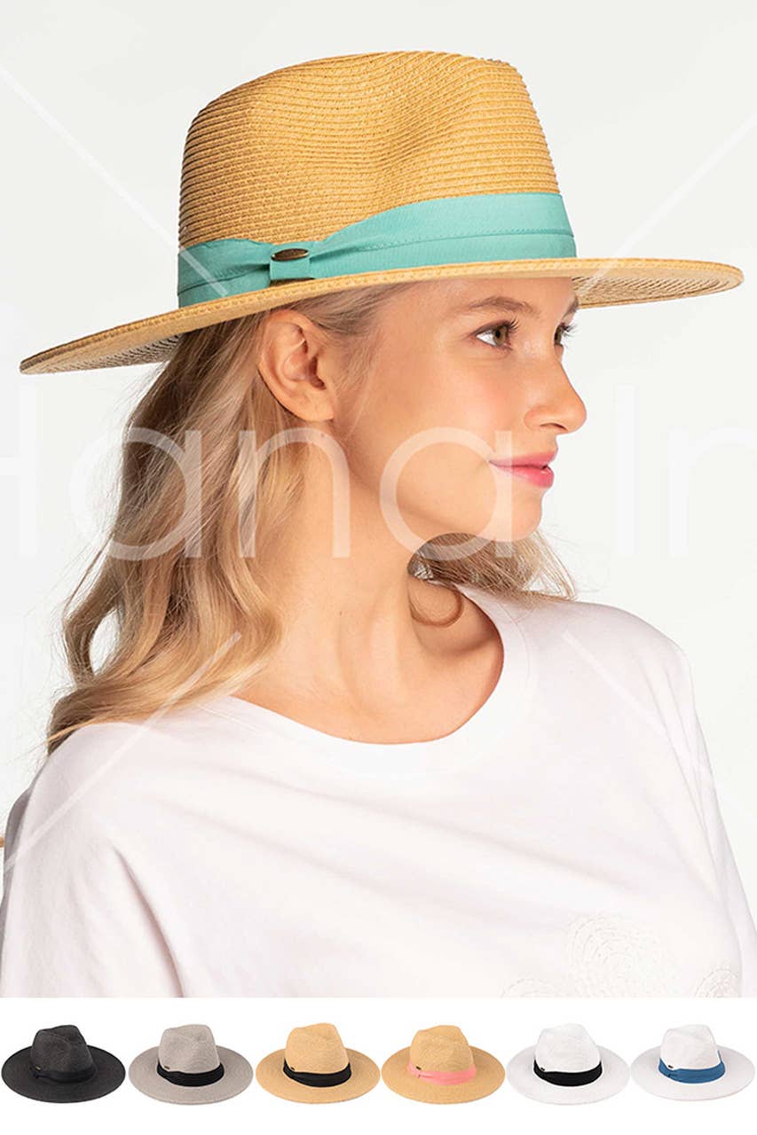 Hana - C.C Adjustable String Straw Hat