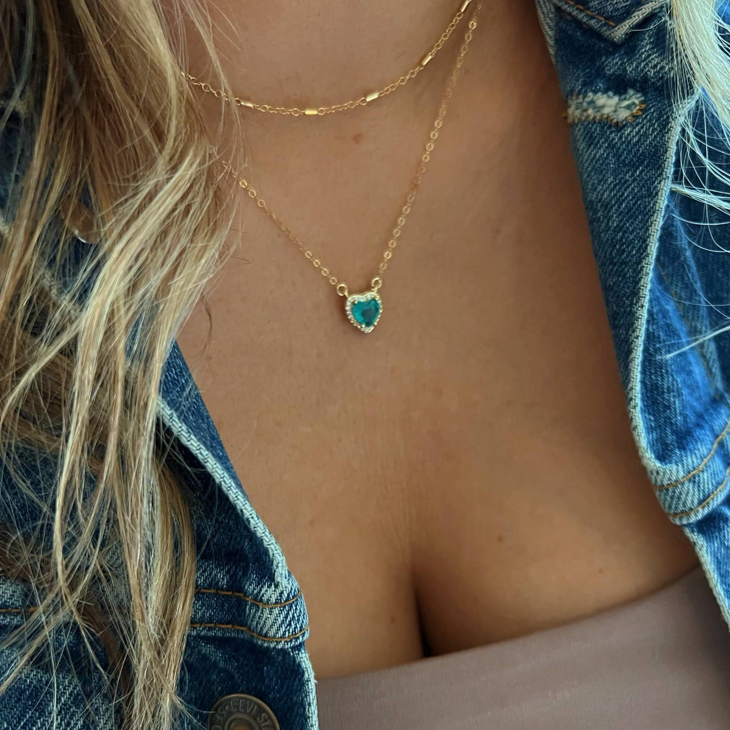 True by Kristy Jewelry - Jake Bar Cable Layering Chain Necklace Gold Filled