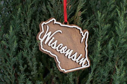 The Little Ornament Shop - Wisconsin Christmas Ornament