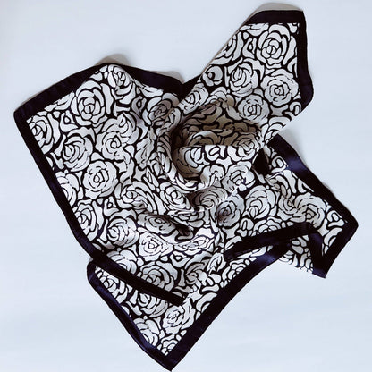 Ellison+Young - Silky Muse Satin Square Scarf - Chic Silky Scarf For Hair, Neck, Or Bag Styling