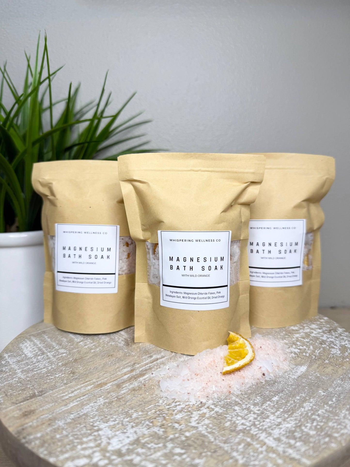 Whispering Wellness Co. - Orange Magnesium Bath Soak