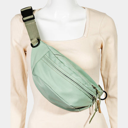 Collections by Fame Accessories - Large Lightweight Fanny Pack Bag