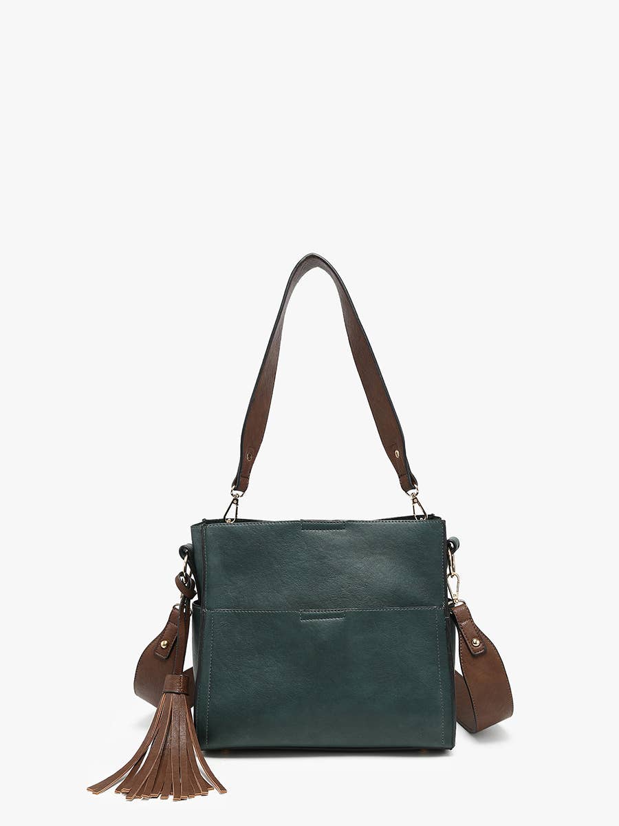 Jen & Co. - M1867 Lyla 2-in-1 Bucket Bag w/ Guitar Strap