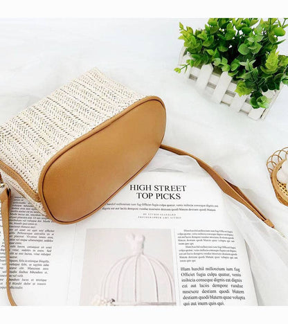 Aili's Corner - Imani Crochet Top Handle Crossbody Bag
