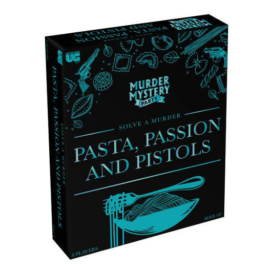 University Games - Pasta, Passion & Pistols-Murder Mystery Games