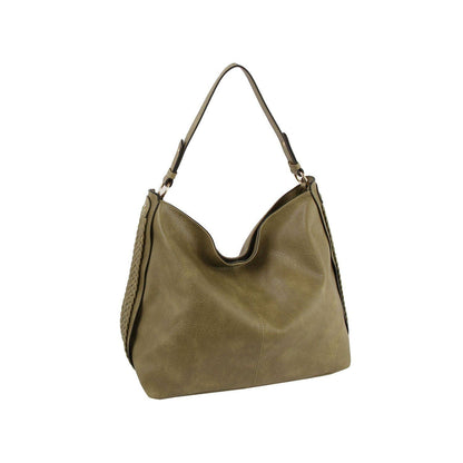 MiMi Wholesale - LH113Z Braided Side Detail Hobo Bag