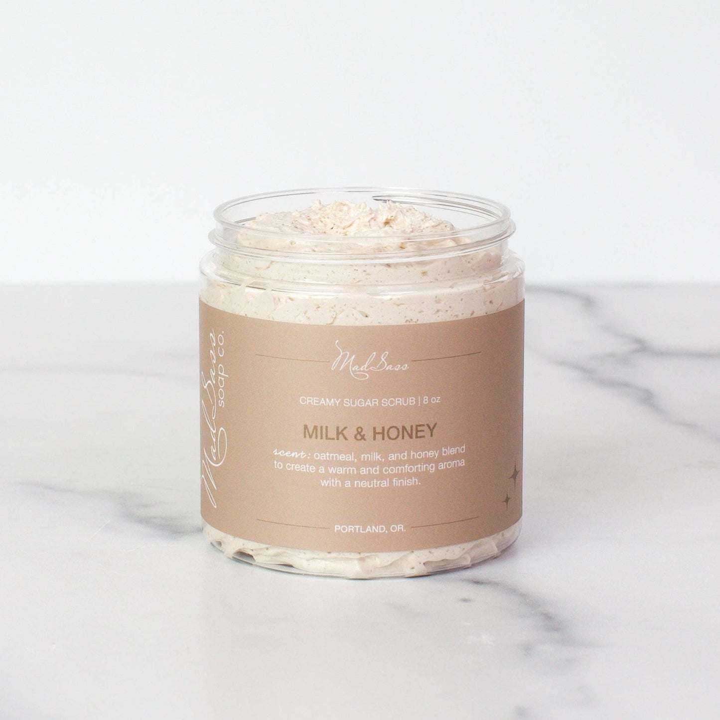 Mad Sass Soap Co - Milk & Honey - Creamy Sugar Scrub